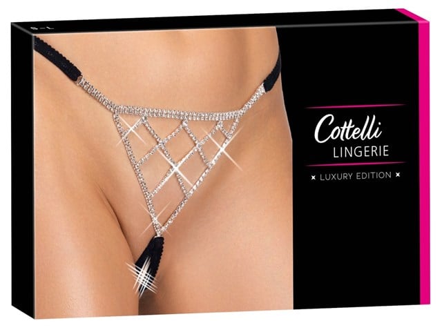 Crotchless String Rhinestone