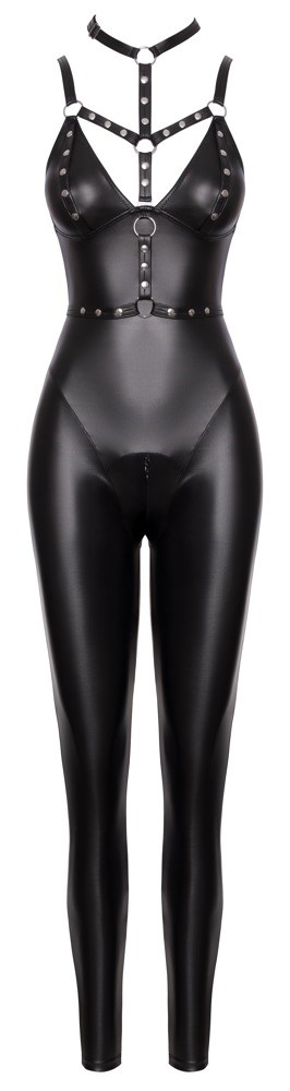 Jumpsuit with straps and long legs