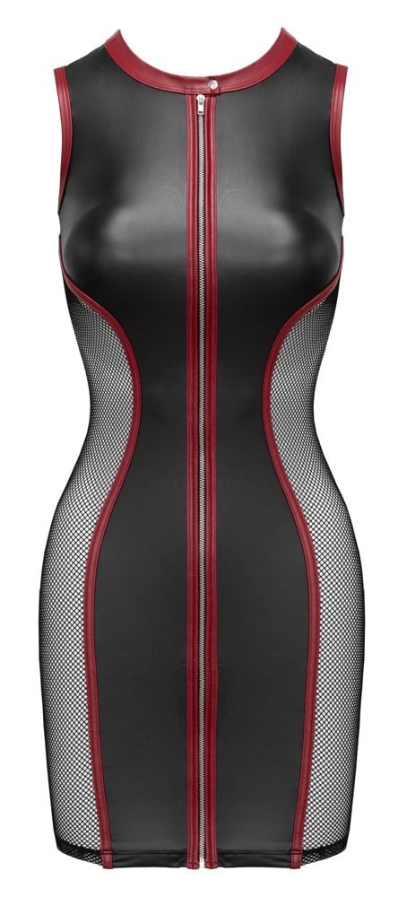 Sleeveless Mini Dress Black/Red