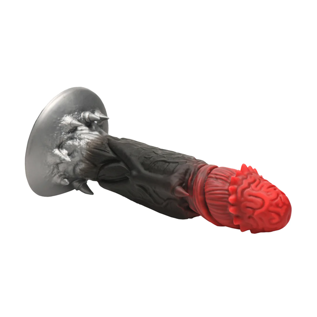 Count Cockula - Silicone Dildo - Red/Black