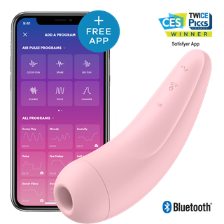 Curvy 2+ Lufttrykkvibrator Med App
