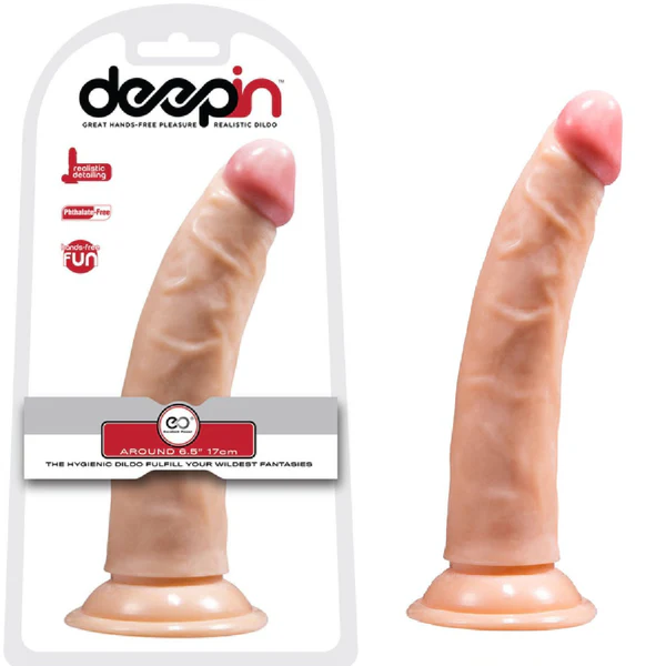 Deepin Realistic Dildo 16.5 cm - Light Flesh