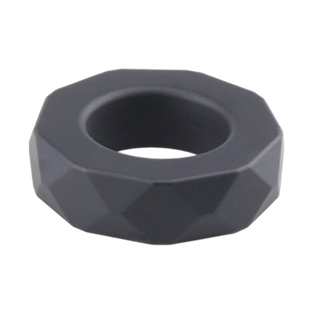 Deluxe Silicone Cock Ring Black