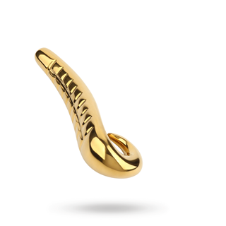 Devil's Tongue Dildo Gold 18 Cm