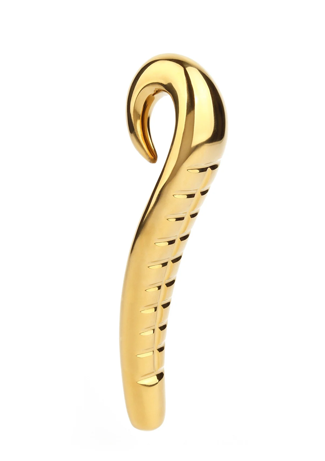 Devil's Tongue Dildo Gold 18 cm