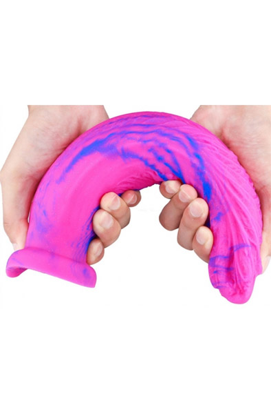 Dildo Koal Pink-Blue 28 cm