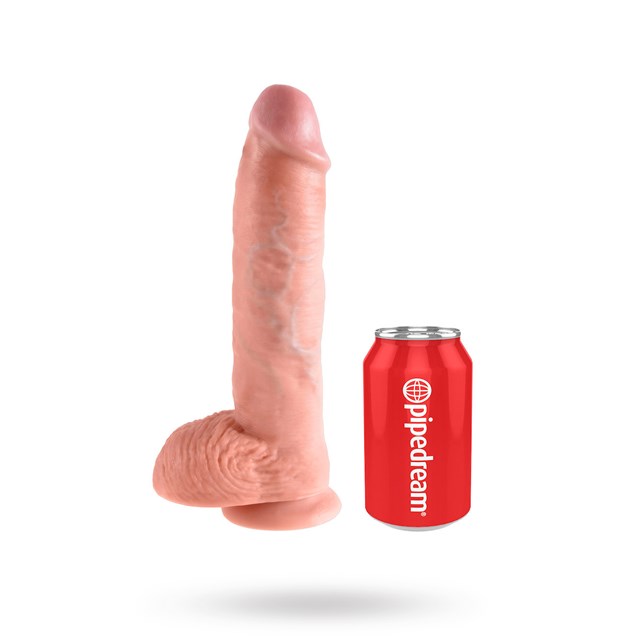 Cock with Balls 25.5cm - Flesh