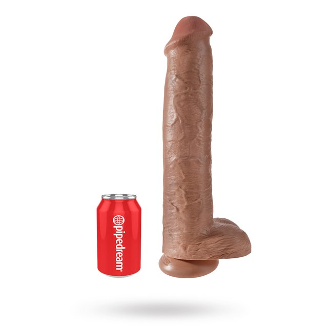 Cock with Balls 42 cm - Tan