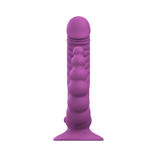 Double Vibrator With Suction Cup & Remote