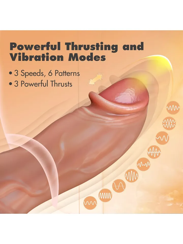 Dr. Brody Silicone Thrusting & Vibrating Dildo 22,2 cm