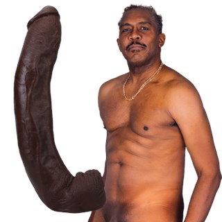 Dredd Ultraskyn Dildo 34 Cm - Chocolate