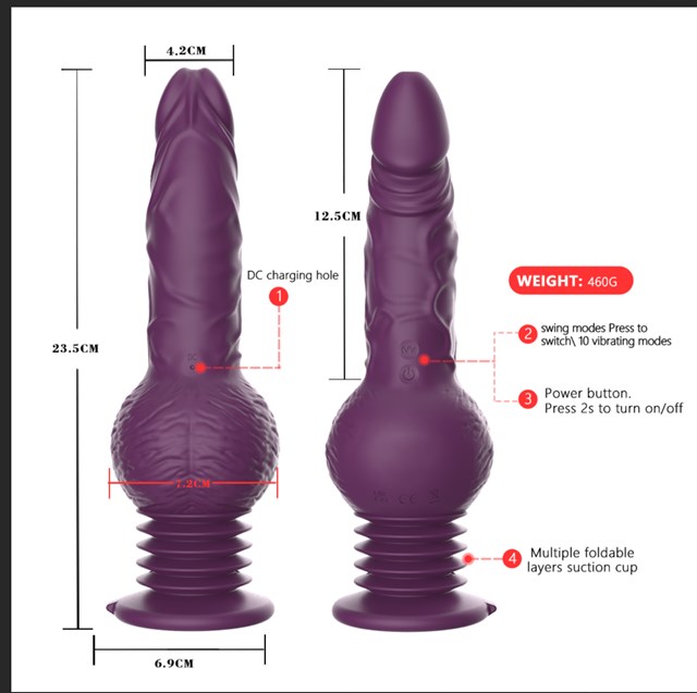 Drillme Thrusting Dildo Vibrator