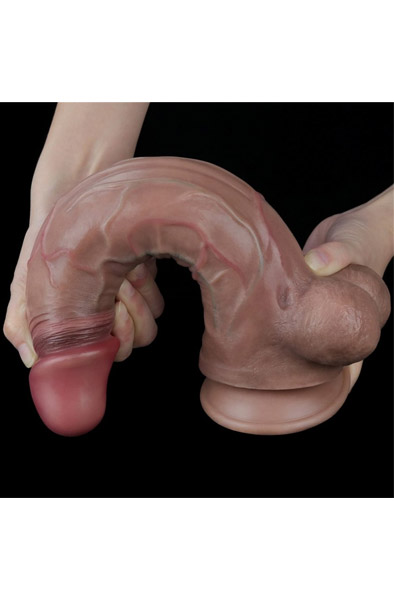 Dual Layered Platinum Silicone Cock 29,5 cm