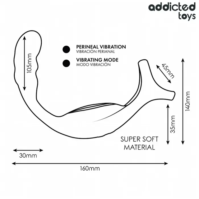 Dual Prostatic Cock Ring Remote Control