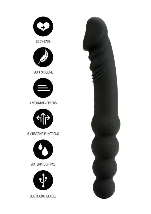 Dual Sided Anal Vibrator 23 cm