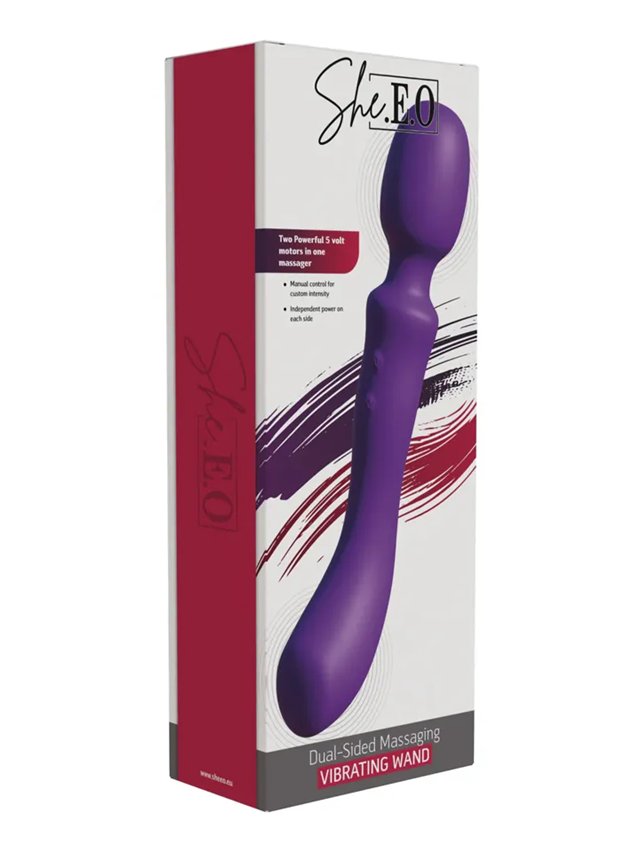 Dual-Sided Massaging Vibrating Wand