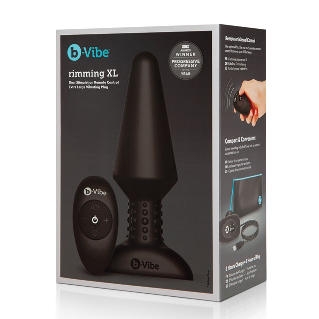 Rimming XL - Ekstra Stor Vibrerende Analplugg