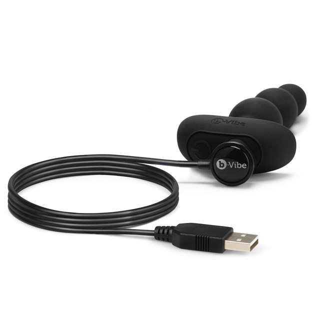 B-VIBE - TRIPLET ANAL BEADS BLACK
