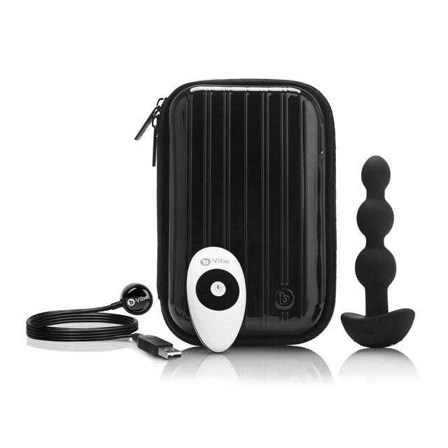 B-VIBE - TRIPLET ANAL BEADS BLACK