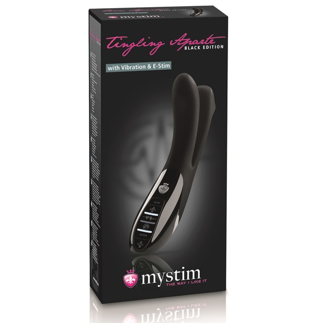 Tingling Aparte E-stim Vibrator Black