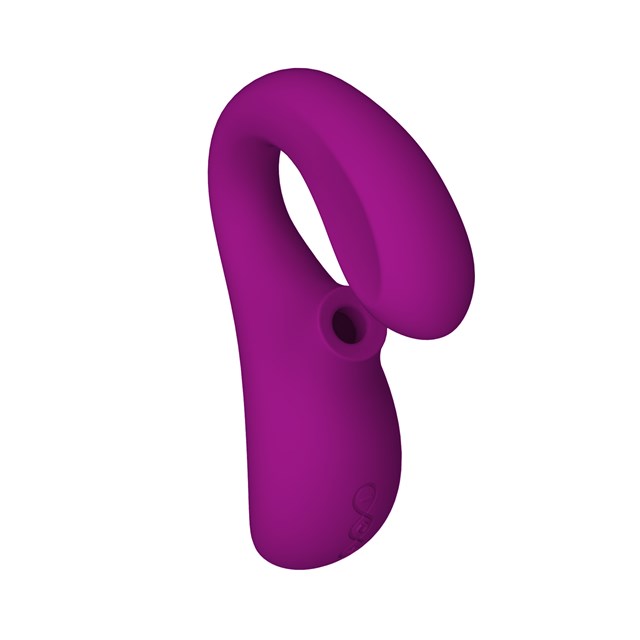 Enigma - Dobbeltstimulerende Sonisk Vibrator - Lilla