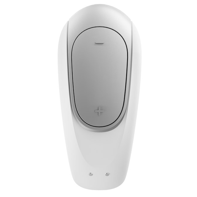 DOUBLE FUN PARVIBRATOR MED FJERNKONTROLL - HVIT
