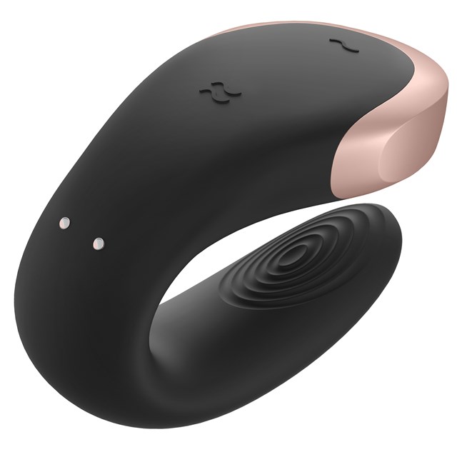 Double Love Luxury Partner Vibrator - Svart