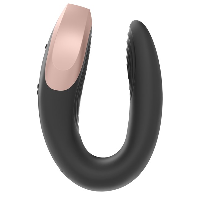 Double Love Luxury Partner Vibrator - Svart