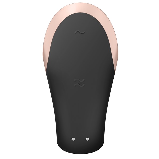 Double Love Luxury Partner Vibrator - Svart