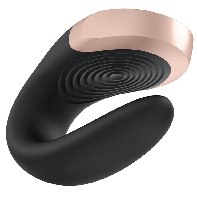 Double Love Luxury Partner Vibrator - Svart