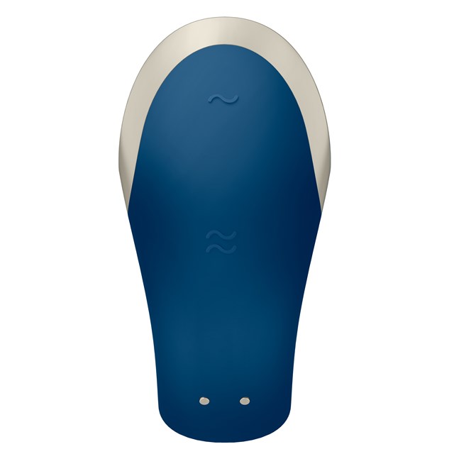 Double Love Luxury Partner Vibrator - Blå