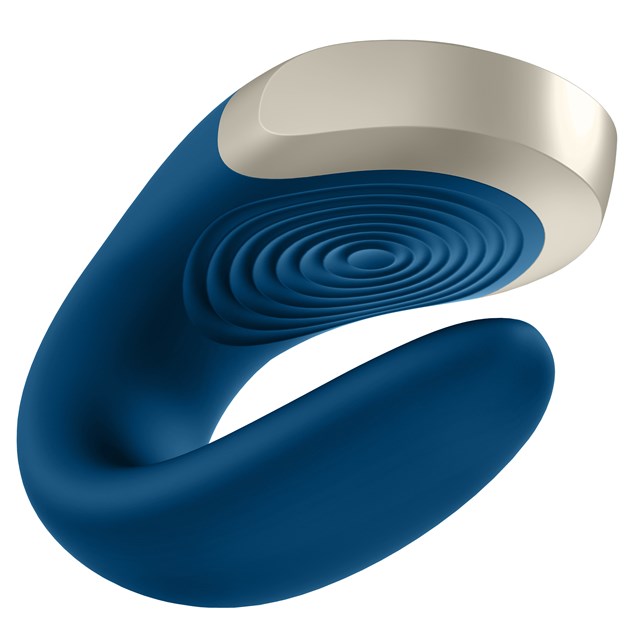Double Love Luxury Partner Vibrator - Blå