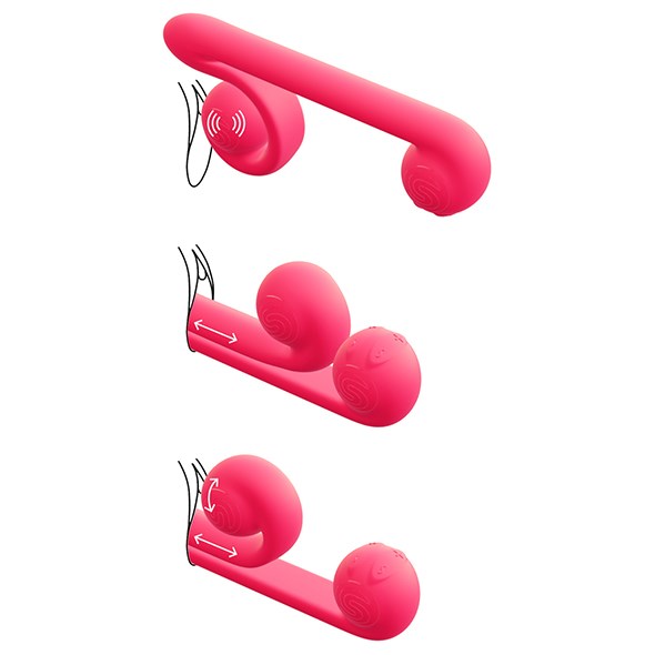 Snail Vibe Moving Vibrator - Rosa