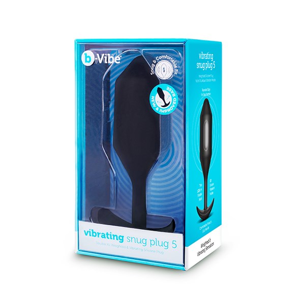 B-Vibe - Vibrating Snug Plug 5 XXL - Black