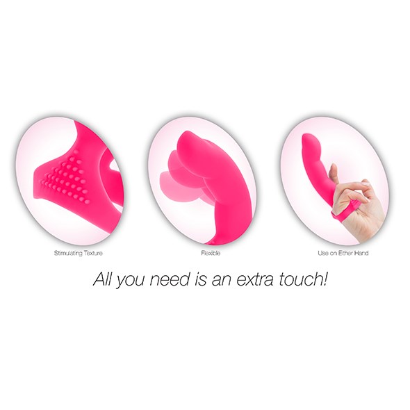 POWERBULLET - EXTRA TOUCH FINGER DONG PINK