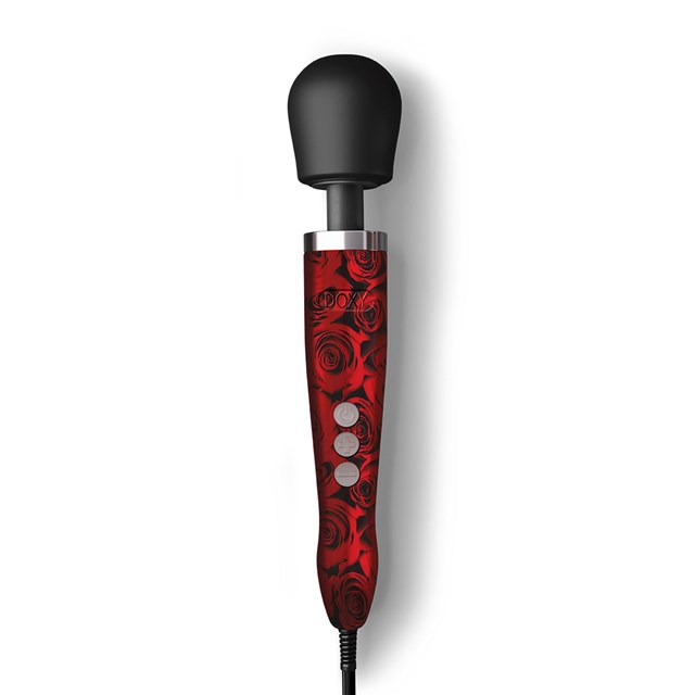 DOXY - DIE CAST WAND MASSAGER ROSE PATTERN - MASSASJESTAV