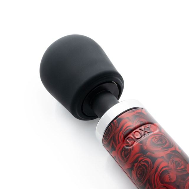DOXY - DIE CAST WAND MASSAGER ROSE PATTERN - MASSASJESTAV