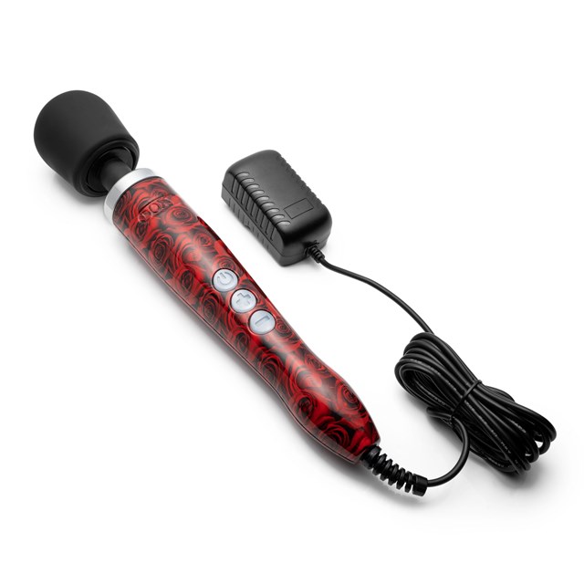 DOXY - DIE CAST WAND MASSAGER ROSE PATTERN - MASSASJESTAV