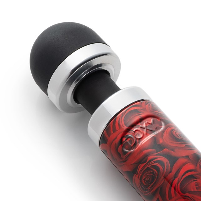 DOXY - NUMBER 3 WAND MASSAGER WITH CORD – ROSE PATTERN
