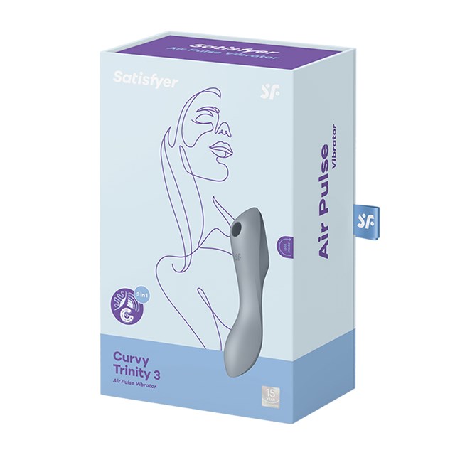 Satisfyer Curvy Trinity 3 - Grå