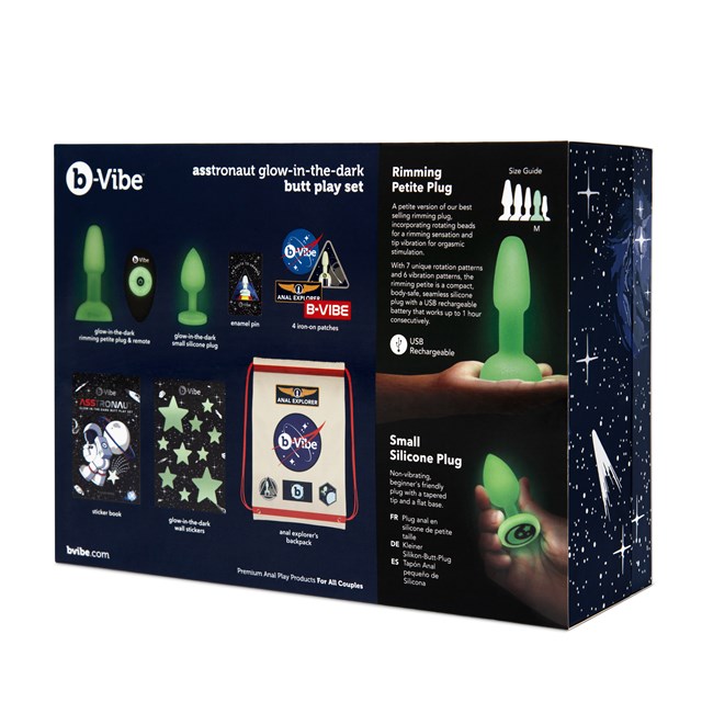 ASSTRONAUT GLOW-IN-THE-DARK BUTT PLAY SET