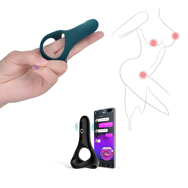 MAGIC RISE – SMART WEARABLE COCKRING – GREEN