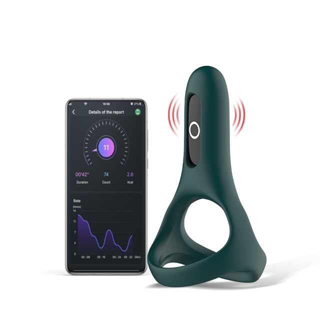 MAGIC RISE – SMART WEARABLE COCKRING – GREEN