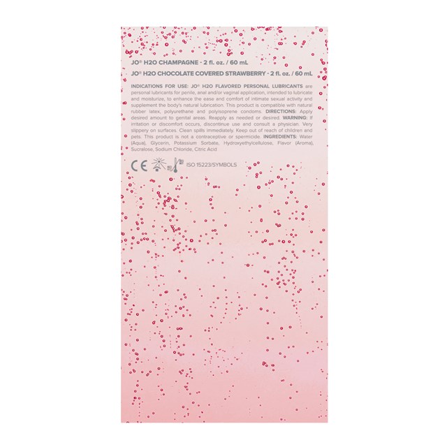 SWEET & BUBBLY SET CHAMPAGNE & CHOCOLATE COVERED STRAWBERRY 2x60 ml
