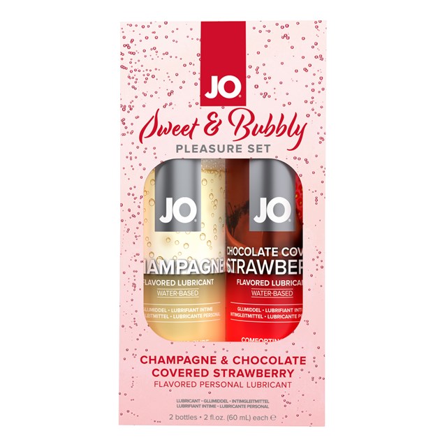 SWEET & BUBBLY SET CHAMPAGNE & CHOCOLATE COVERED STRAWBERRY 2x60 ml
