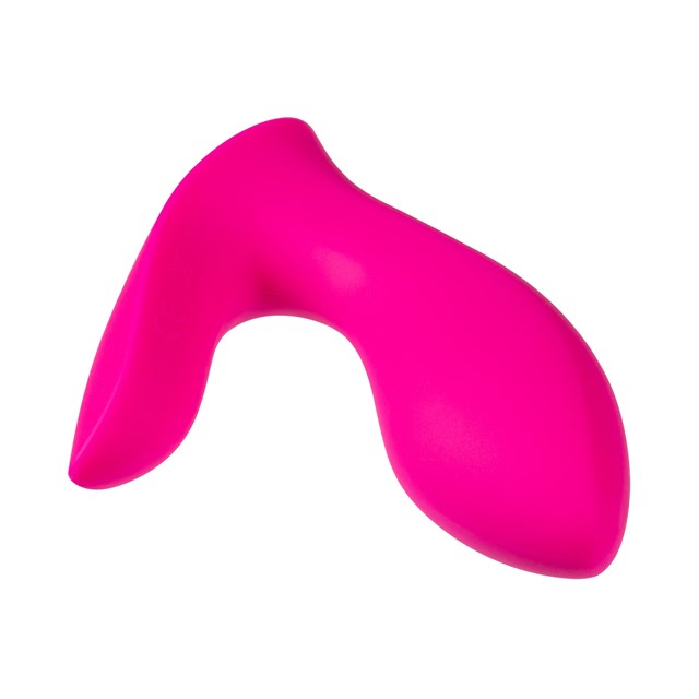 FLEXER INSERTABLE DUAL PANTY VIBRATOR - PINK
