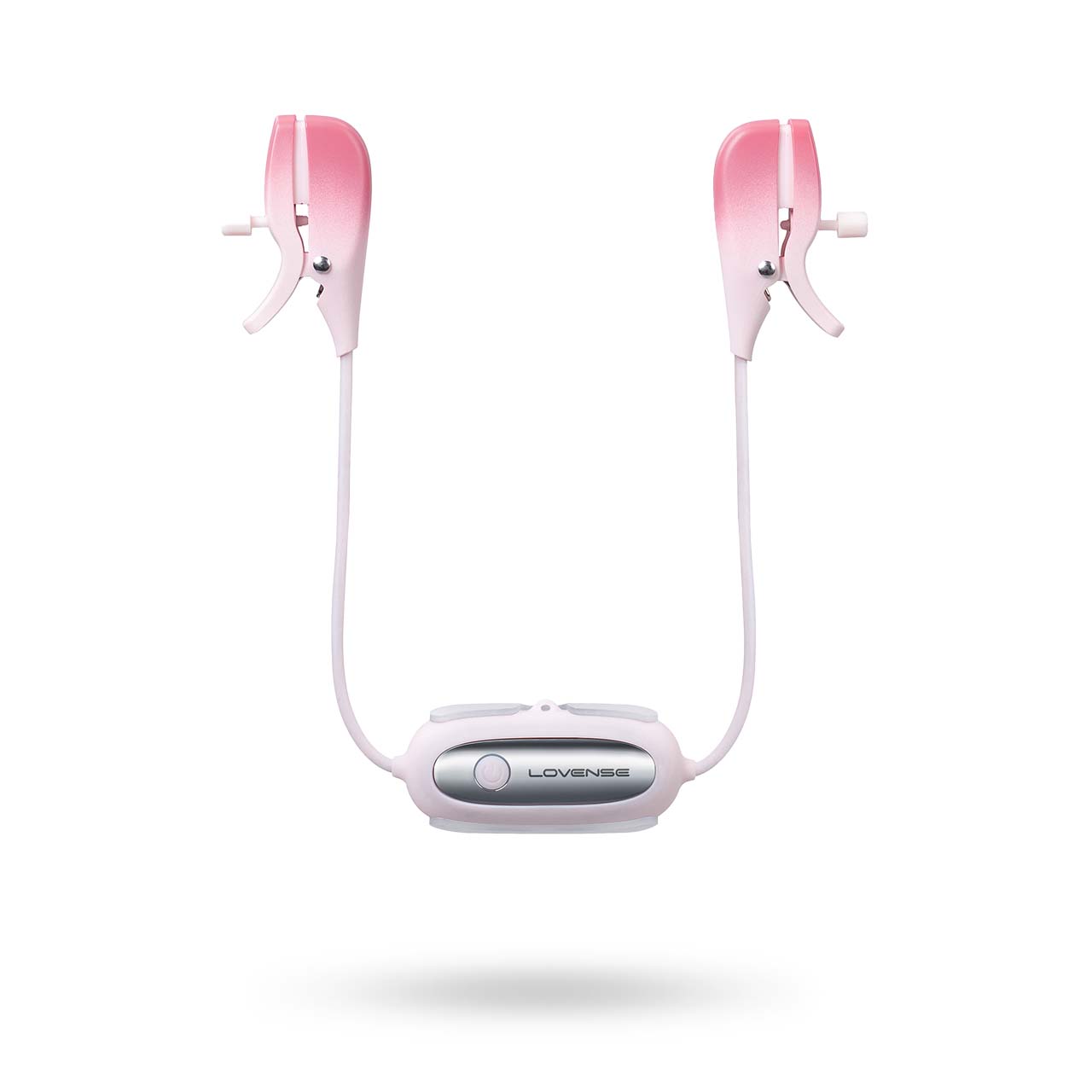 GEMINI APP-CONTROLLED VIBRATING NIPPLE CLAMPS - pink