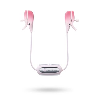 Gemini App-controlled Vibrating Nipple Clamps - Pink