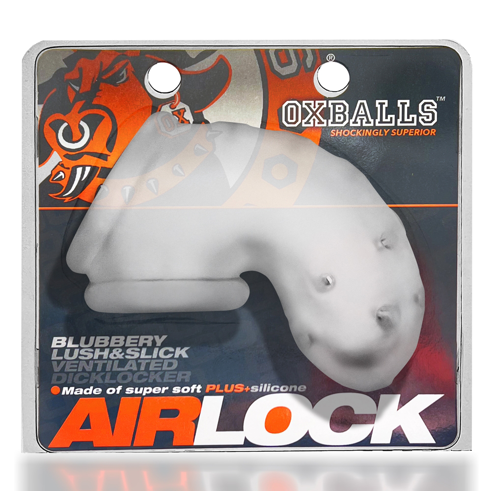 OXBALLS AIRLOCK AIR-LITE VENTED CHASTITY CLEAR