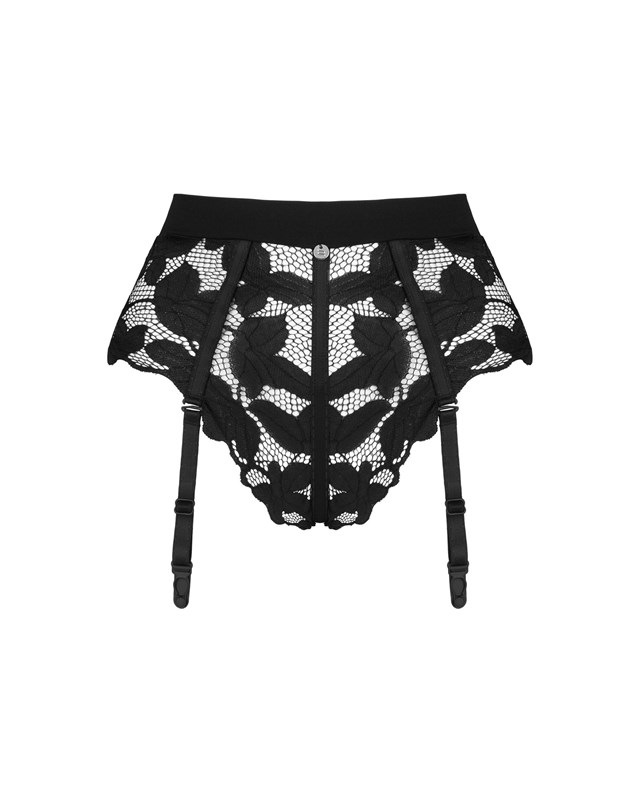 Garter Panties - Black